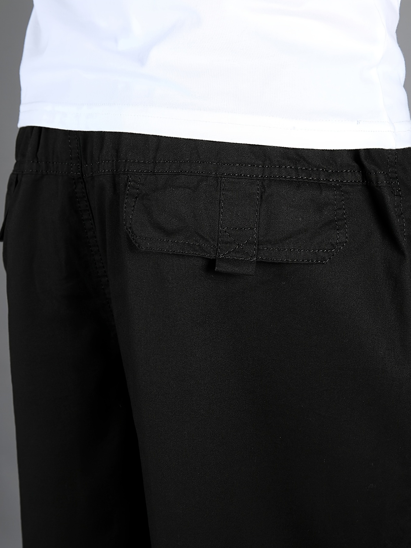 dunnmall Maxct Men's Fashion Casual Black Straight Leg Pants