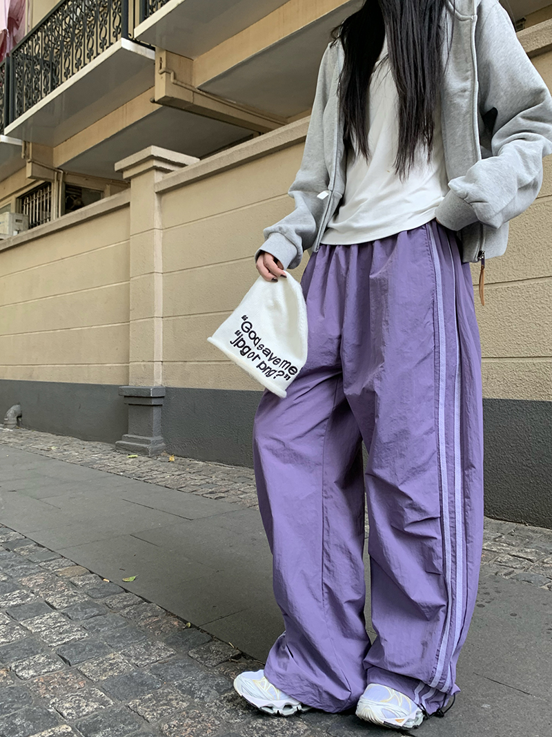 Grey Cropped Hoodies Zip Up Long Sleeve Sweatshirt Cardigan Oversized Autumn Fashion Wide Leg Track Pants Two Piece Sets