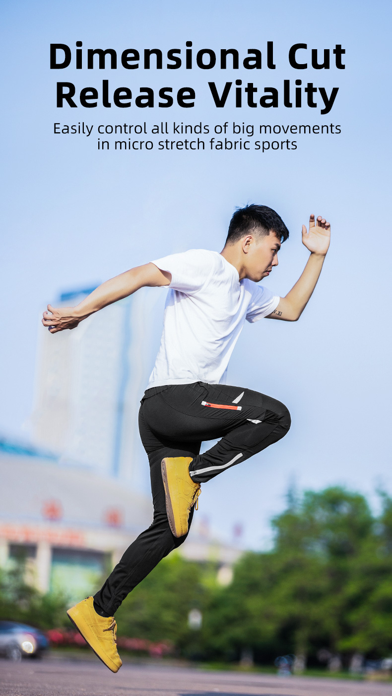 Light Comfortable Cycling Pants: High Elasticity Reflective Sports - true deals club
