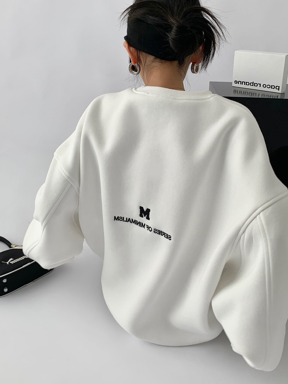 Maxct Punk Long Sleeve Graphic Sweatshirt