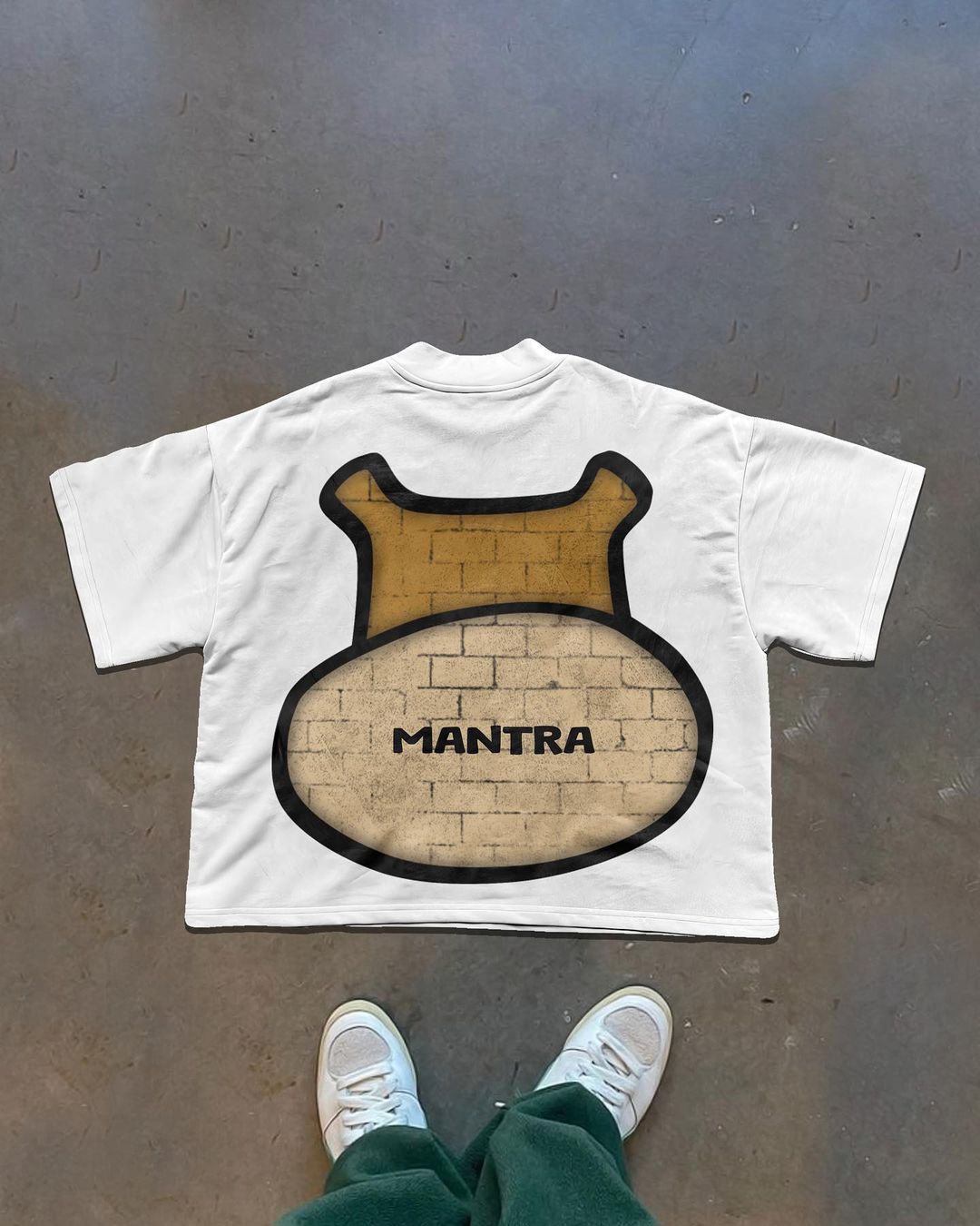New hip-hop fun women cartoon pattern printed large T-shirt street clothing original cotton men and women short sleeves y2k top