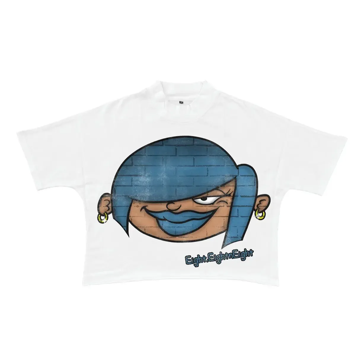 Maxct Anime Harajuku Cartoon Print T-shirt Women Y2k style top Street clothing Oversized T-shirt Goth T-shirt vintage women clothing
