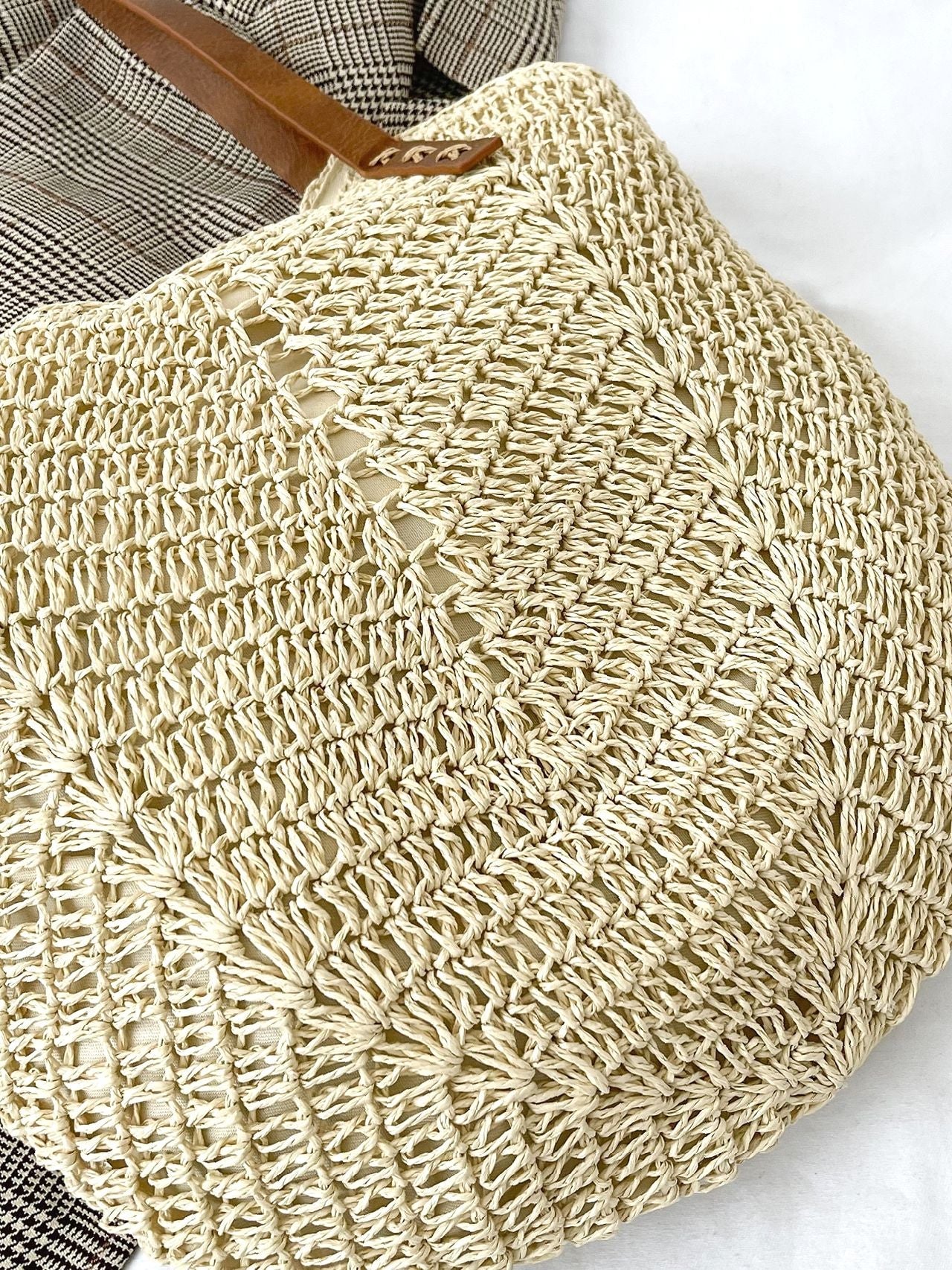 Maxct - Hollow Out Straw Bag  - Women Tote Bags