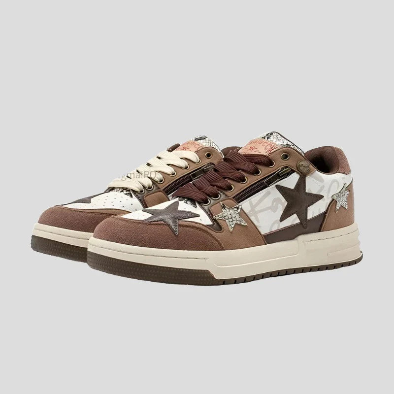 Skate Shoes Retro Y2K Star Punk Hip-hop Skateboard Sneakers Maxct