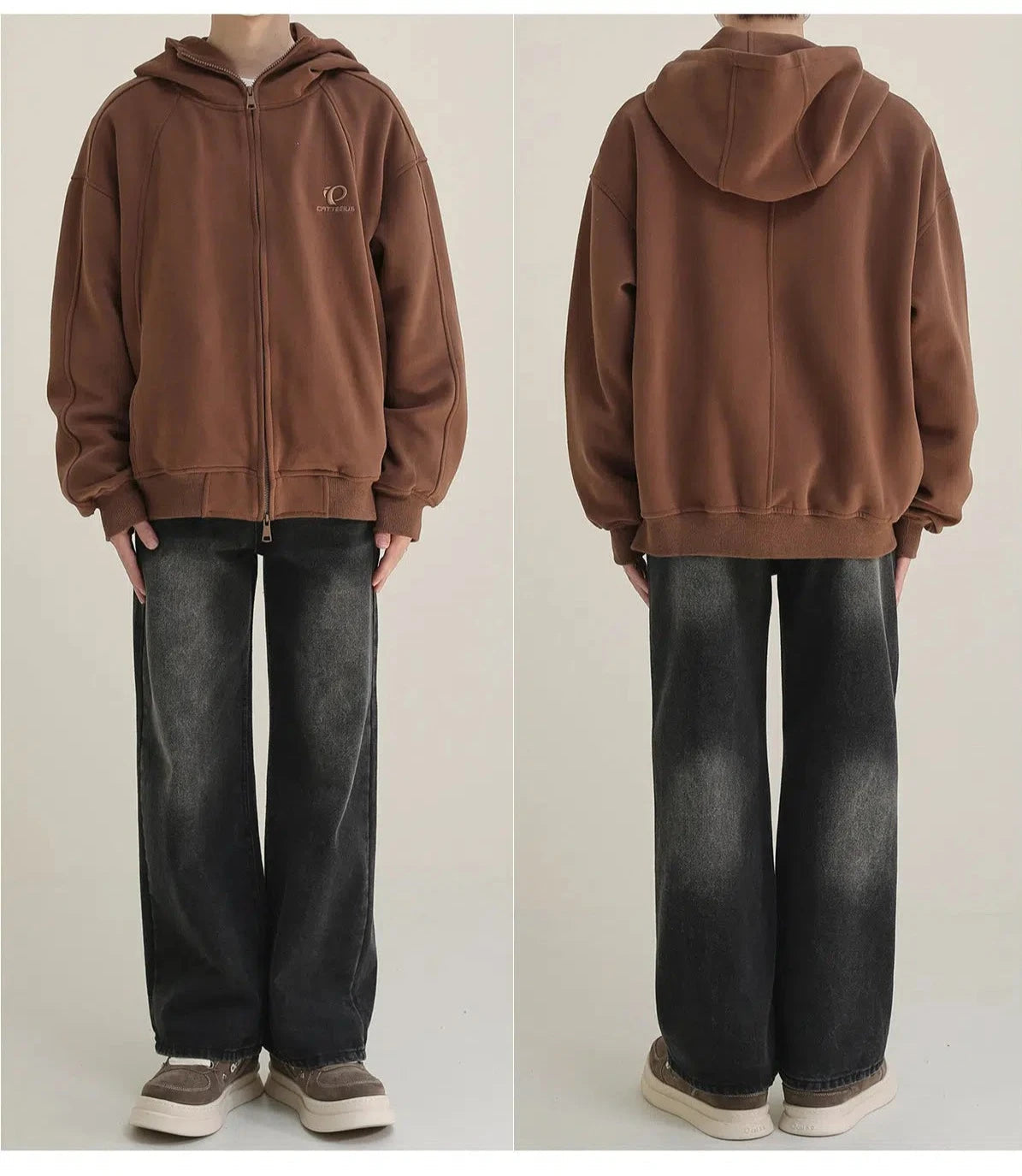 Maxct Hooded Sweatshirt Jacket