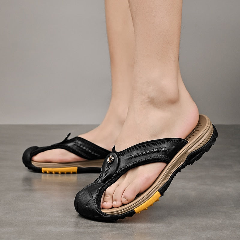 Mens Flip Flops Beach-Ready Sandals Maxct