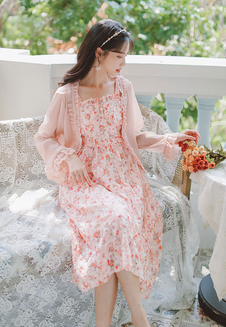 Tea Cup Floral Cami Dress Maxct