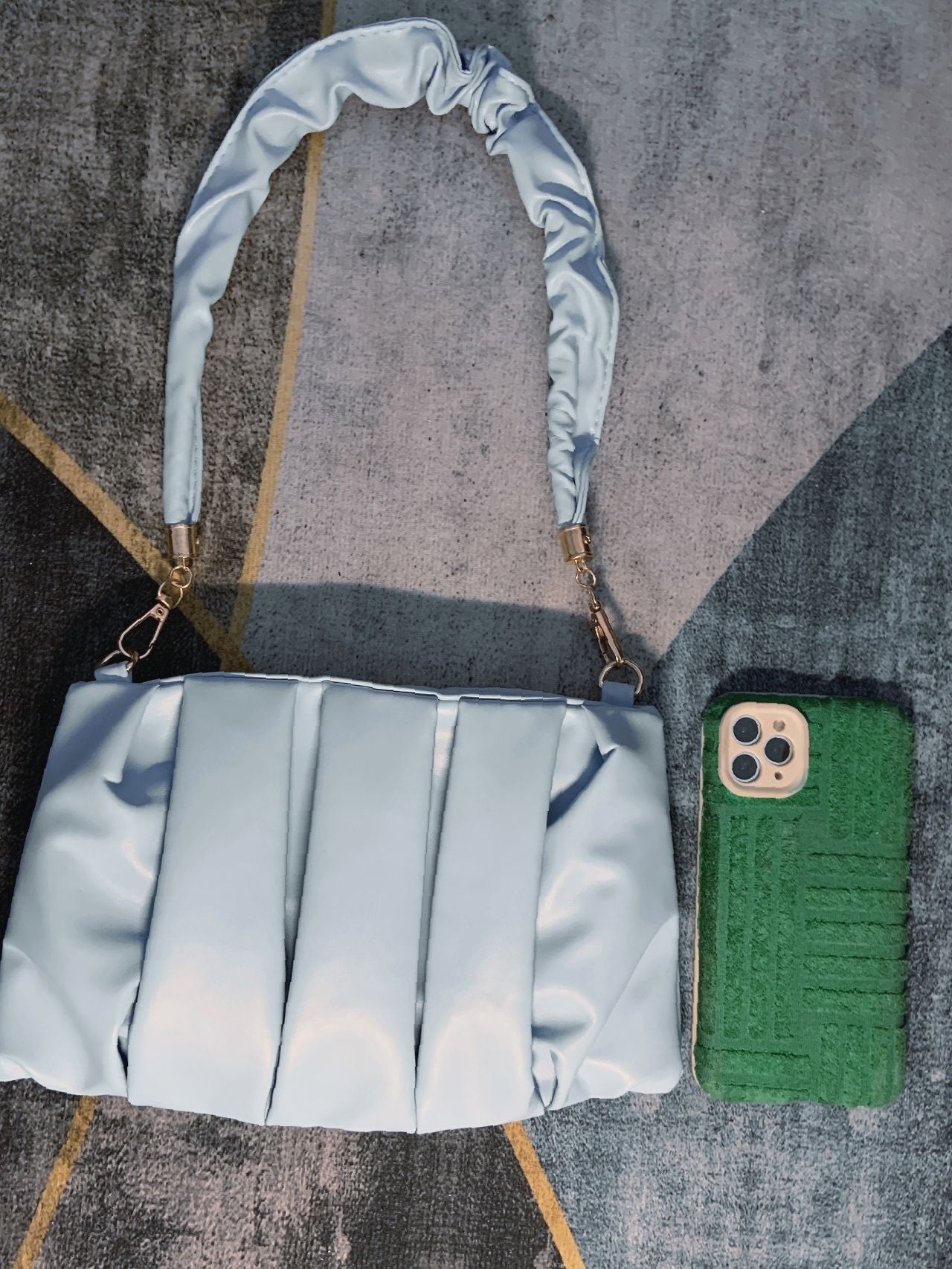 Bag For Love - Minimalist Ruched Bag  - Women Maxct Bags