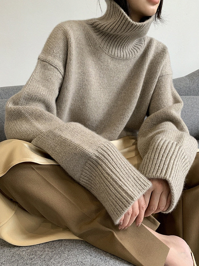 Maxct Paride Turtleneck Cashmere Sweater