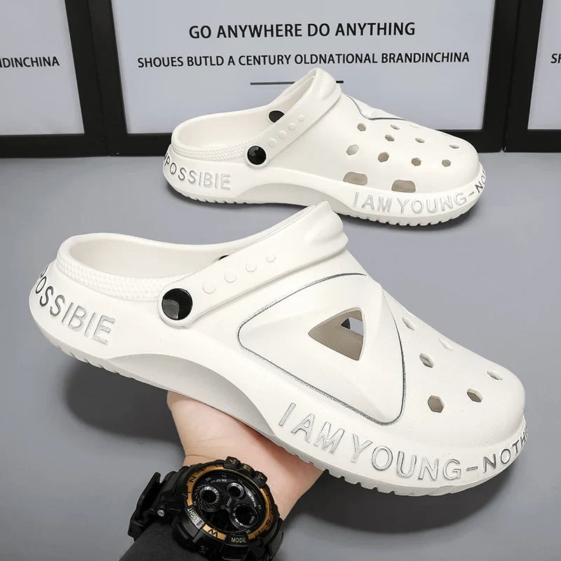 Soft Bottom Outdoor Pool Shoes for Men Cave Clogs Slippers Maxct