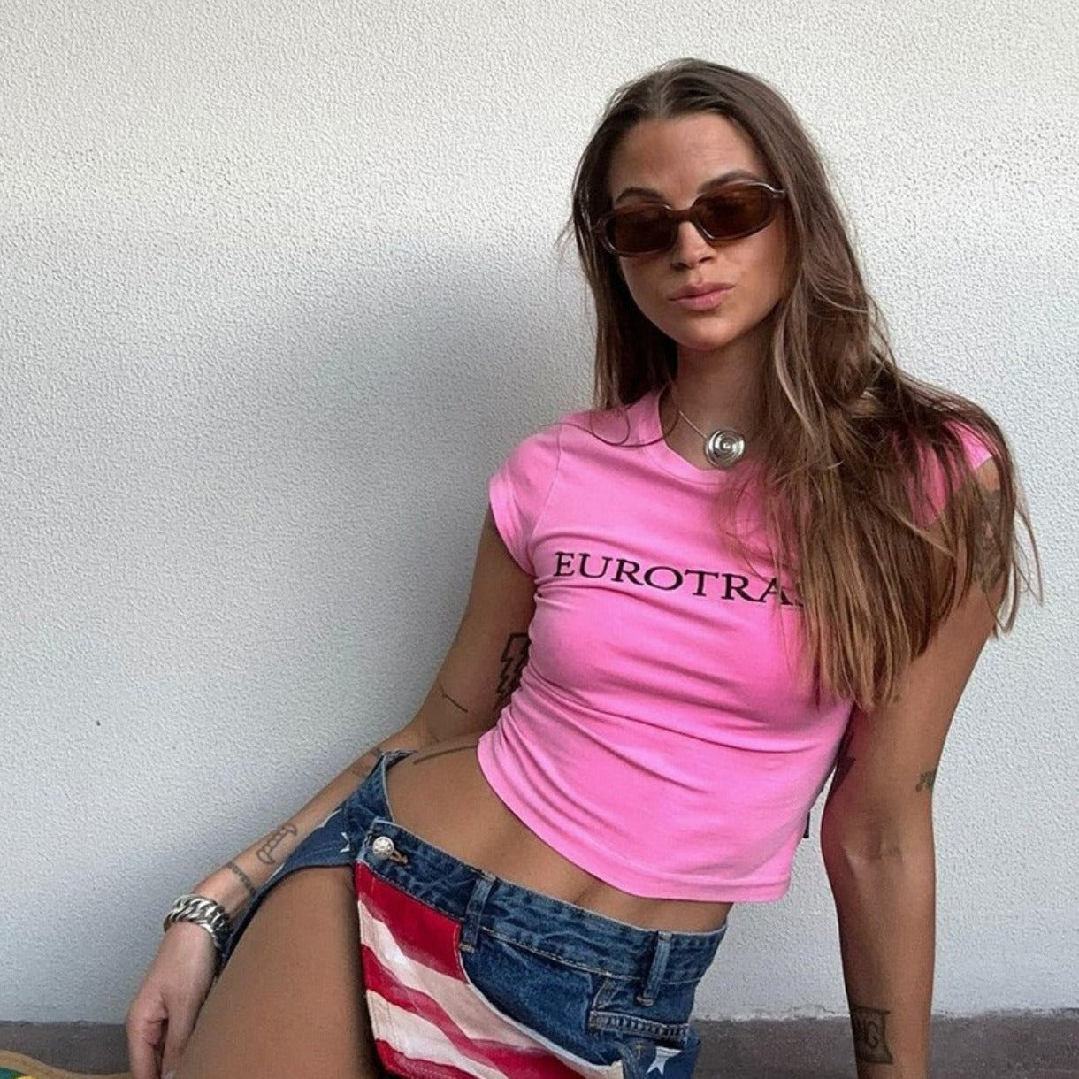 Maxct Eurotrash Letter Print T-Shirt - Image 4