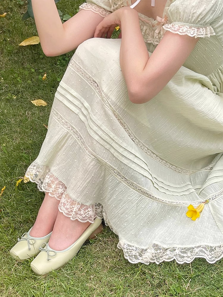 Sorbet Lace Midi Dress Maxct