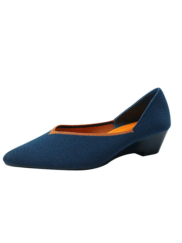 Urban Woven Multi-Color Casual Low Heels Shoes Maxct