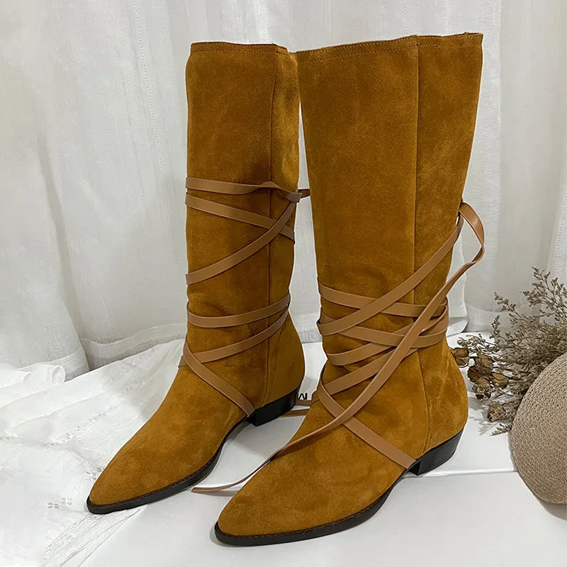 Womens Mid Calf Western Boots Maxct