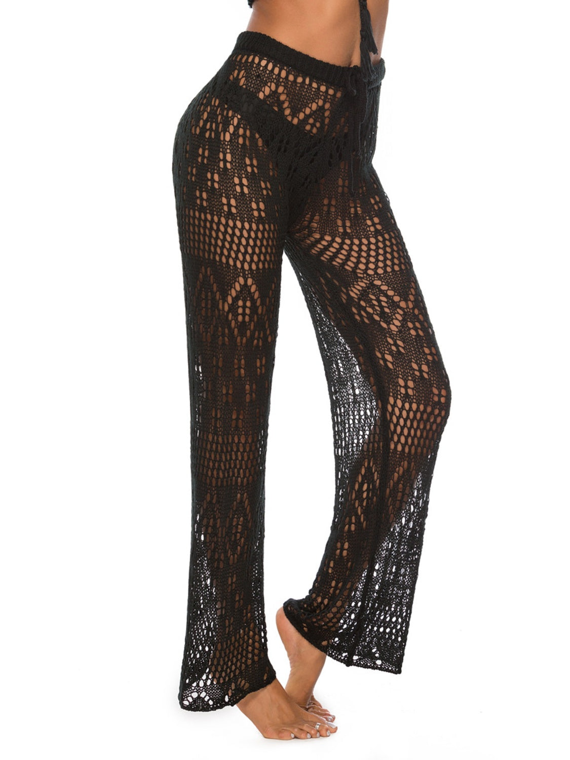 Maxct &Cutout Straight Swim Pants