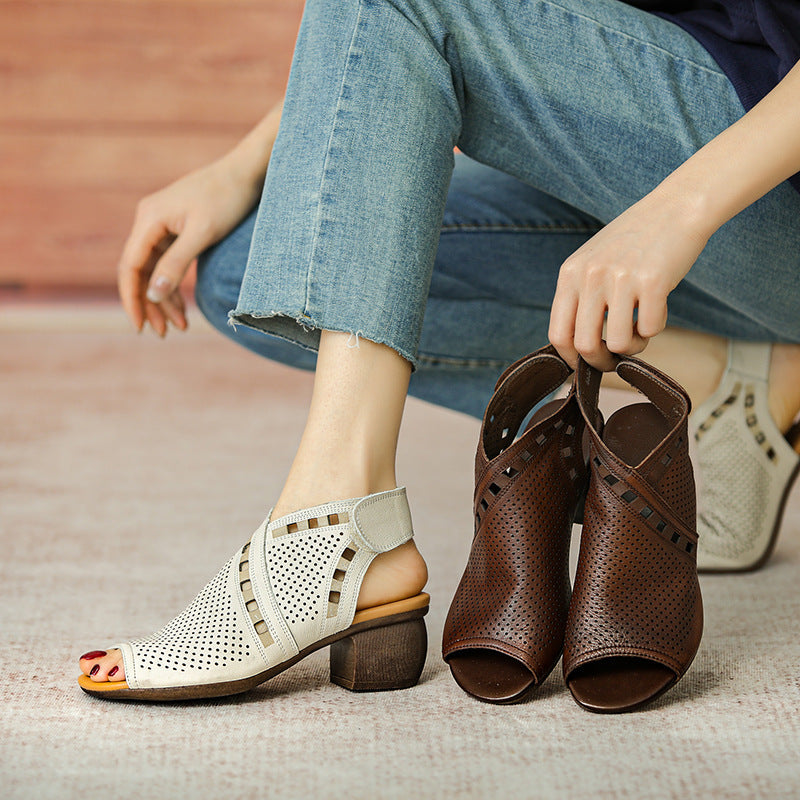 Handmade Block Gladiator Sandals Maxct