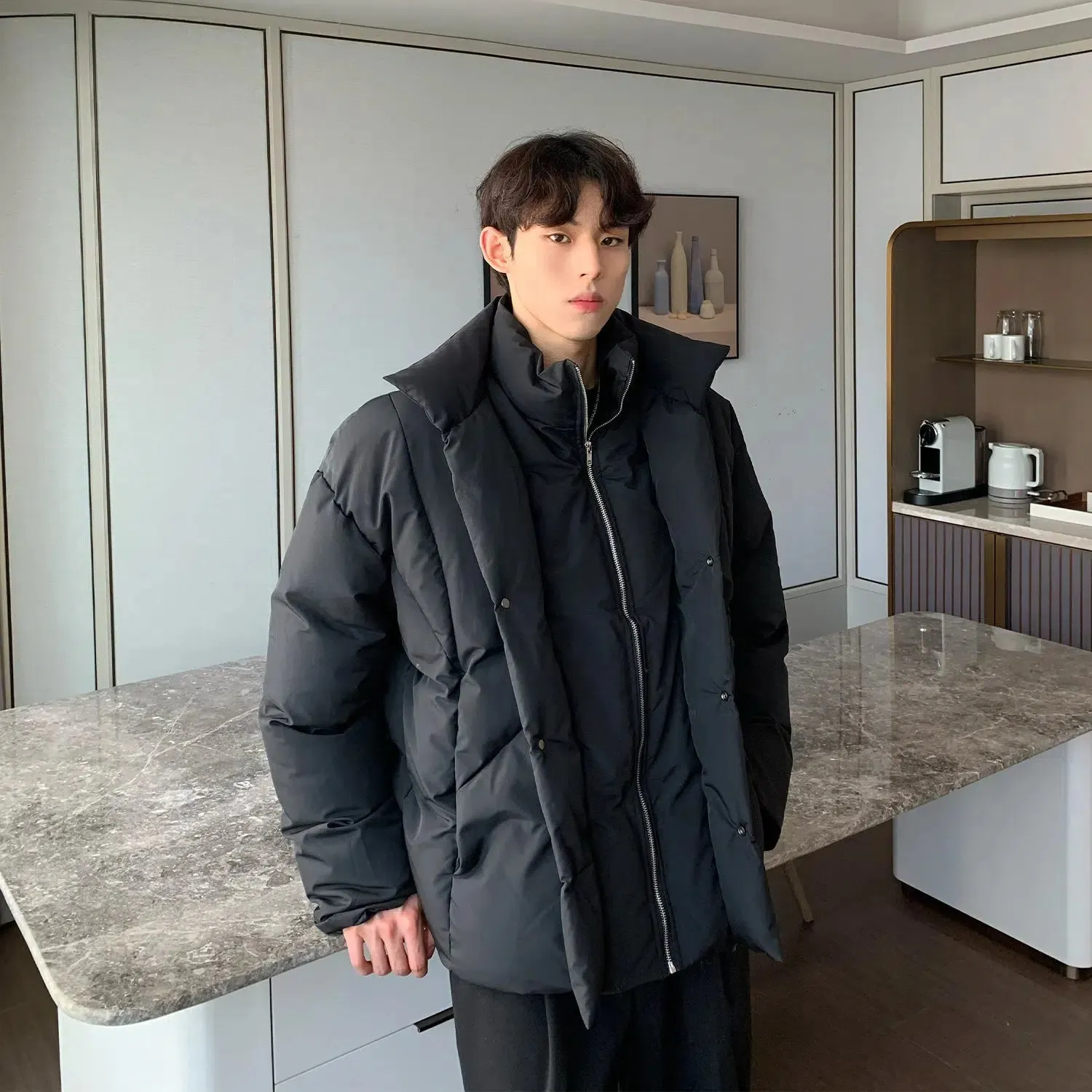 Maxct Two-piece Cotton Padded Coat