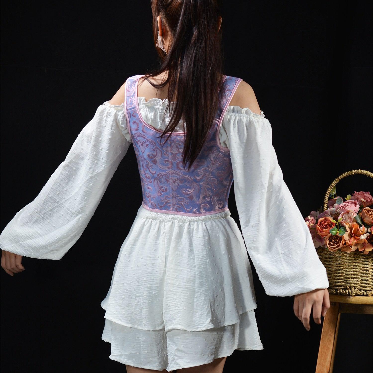 Maxct &Ribbon Detailed Corset Top