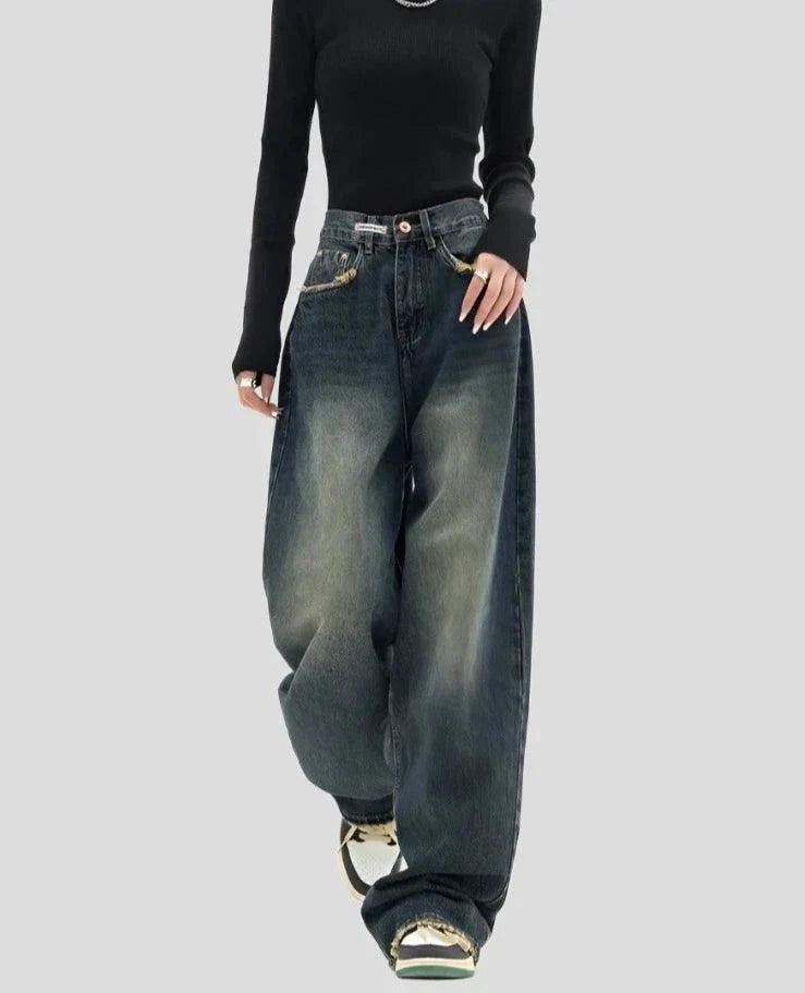 BF Jeans Women's All-Match Wide Leg Denim Maxct
