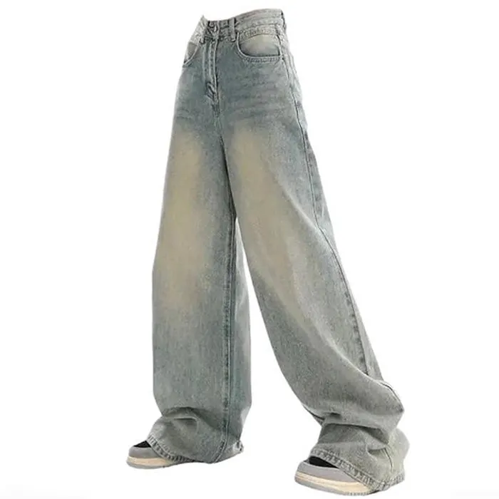 90's Light Wash Baggy Jeans Maxct