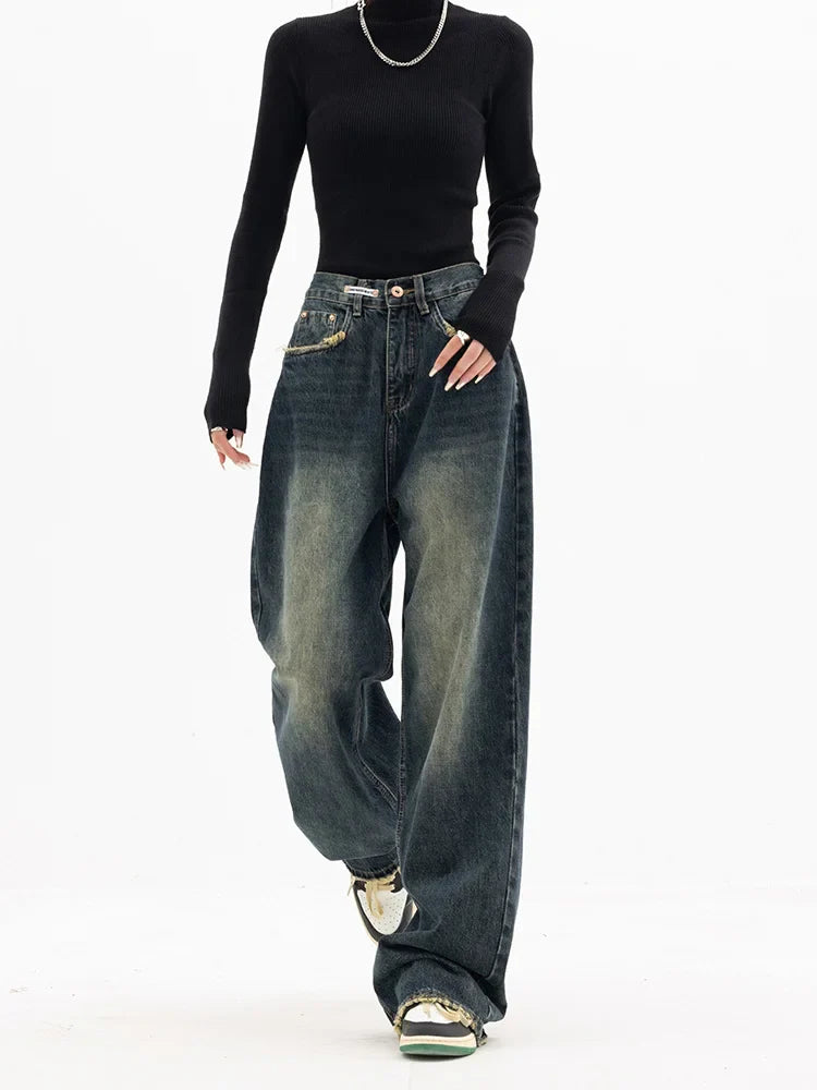 BF Jeans Women's All-Match Wide Leg Denim Maxct