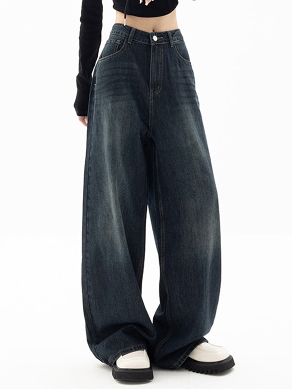 Vintage Blue 90s Boyfriend Jeans Maxct