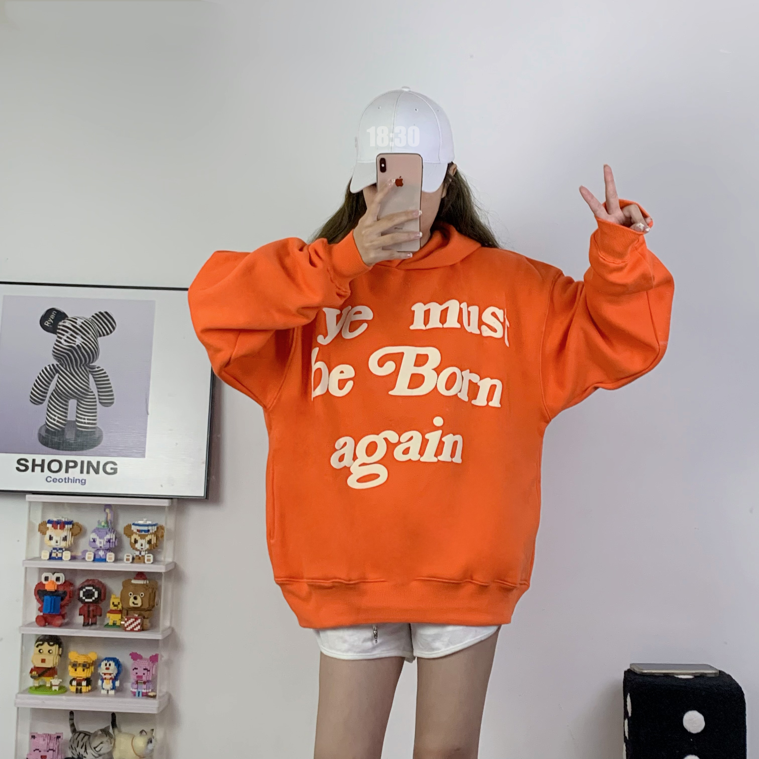 Kanye Hoodie - Ye Must Be Born Again Unisex Oversized