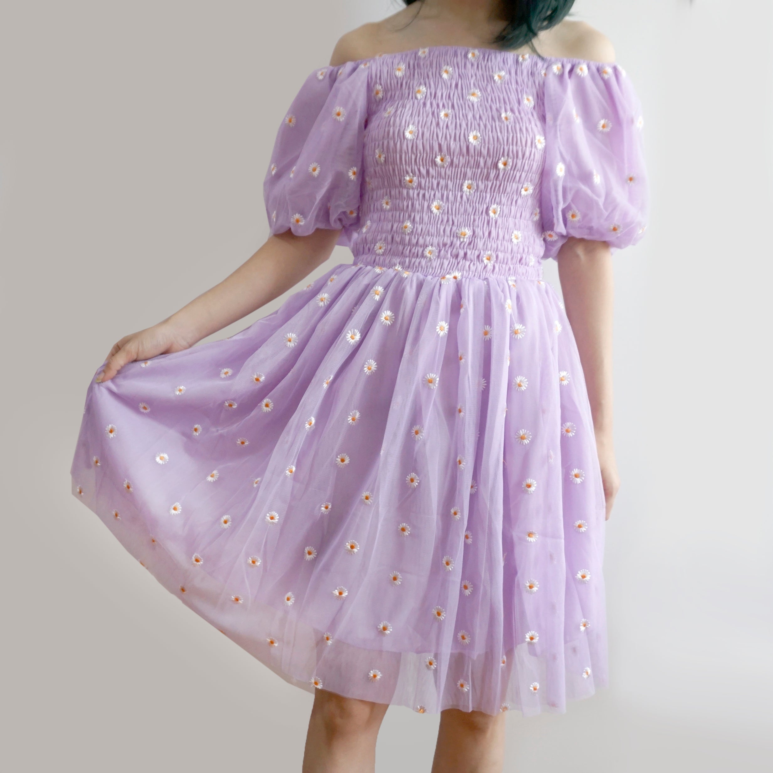 Puff Sleeve Daisy Dress Maxct