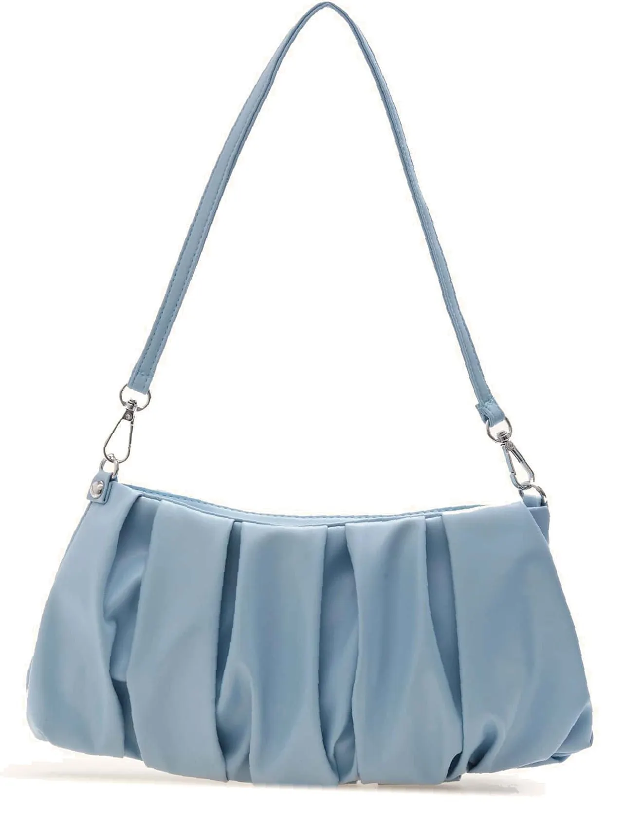 Bag For Love - Minimalist Ruched Bag - Women Maxct Bags
