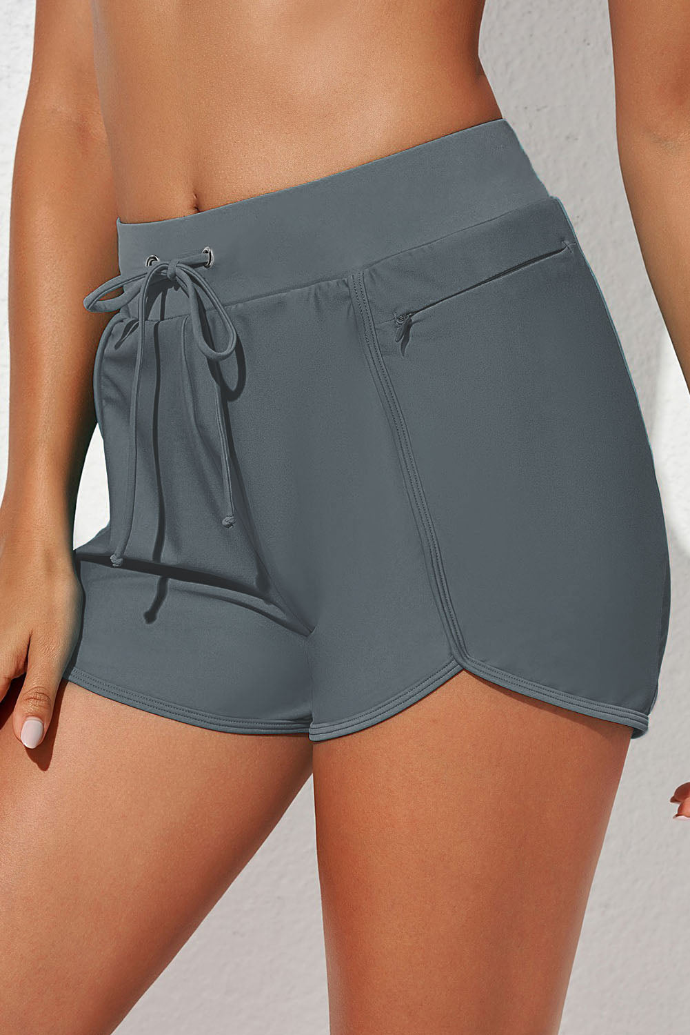 Maxct &Drawstring Waist Swim Shorts