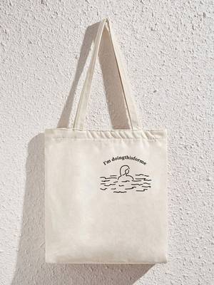 Figure Graphic Tote Bag - Women Tote Bags