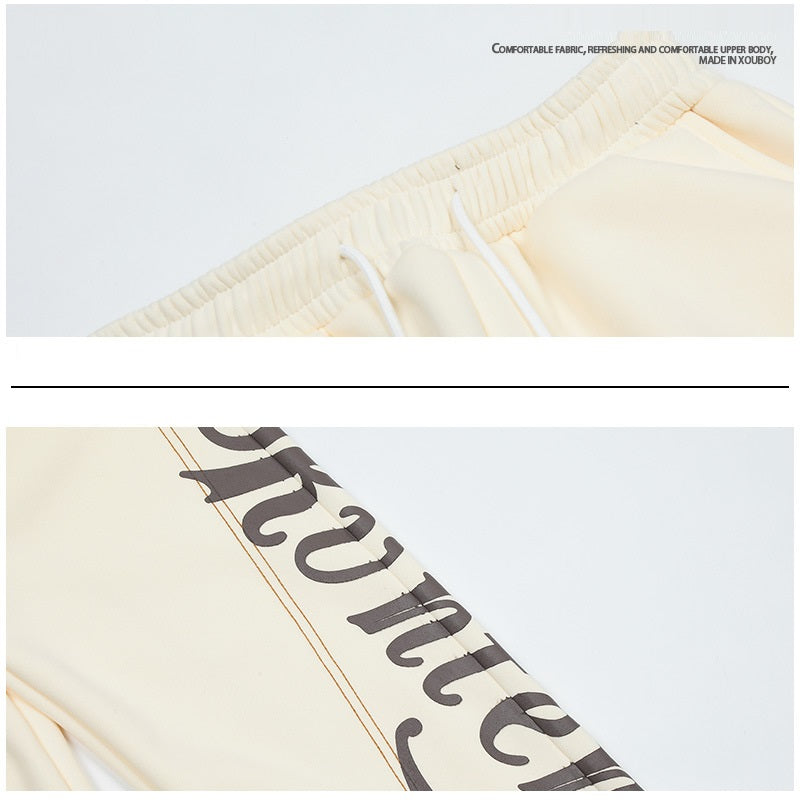 Maxct Stitch Design Logo Baggy Sweatpants