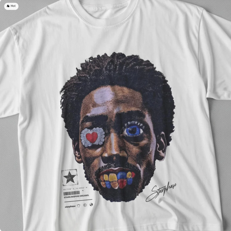 Summer New Gothic Big Head Pattern Printed Oversized T-shirt Men's Y2K Streetwear Hip Hop Loose Harajuku Round Neck Shirt