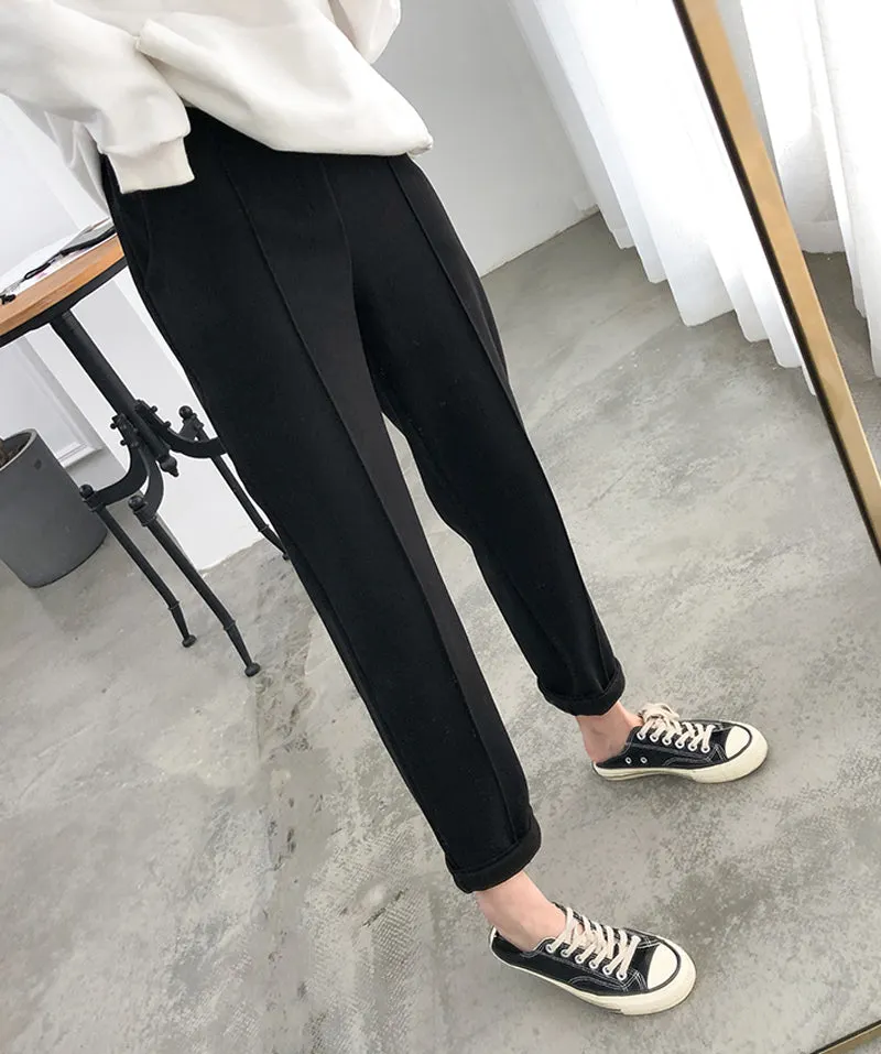 Wool Thicken Style Pencil Long Pants Maxct