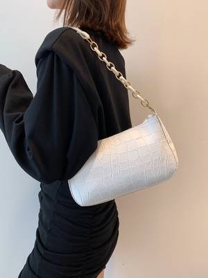 Bag For Love - Croc Embossed Square Bag - Women Maxct Bags