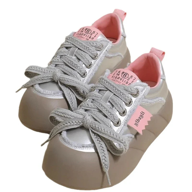 Cute Platform Sneakers for Women Maxct