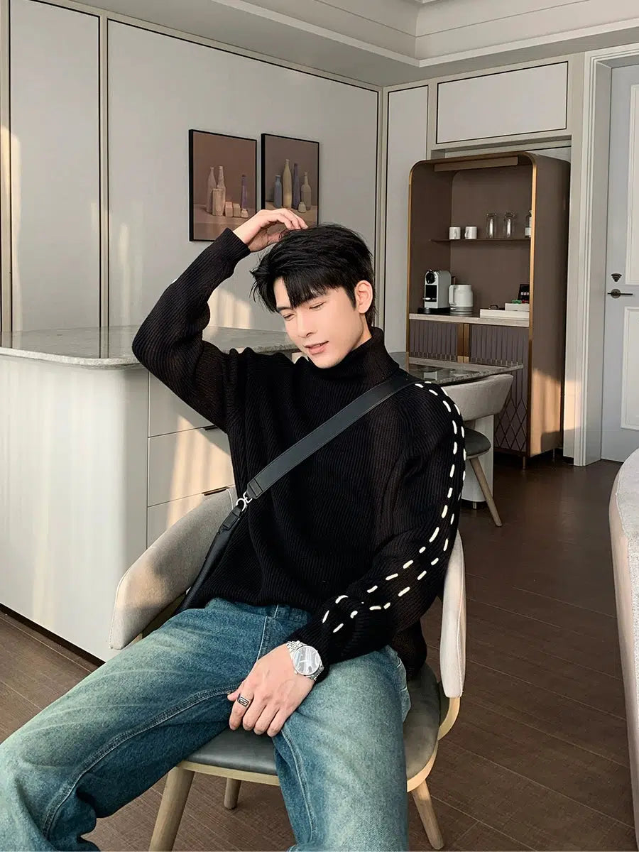 Maxct Slim Fit Turtleneck Sweater