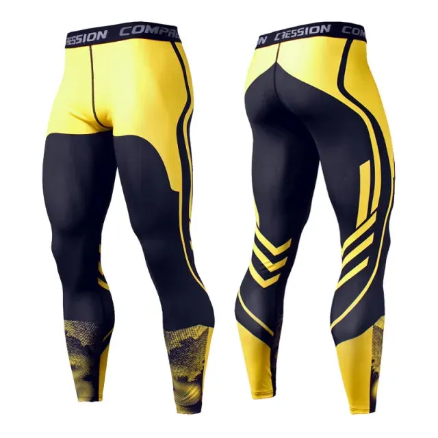 Men's Quick Dry Running Leggings Gym Fitness & Workout Maxct