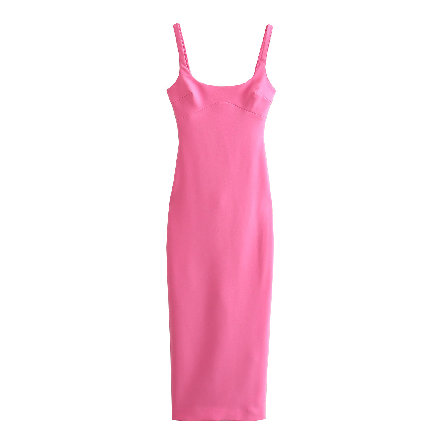 Maxct New Spring Style Solid Color Medium And Long Version Suspender Dress 2289777