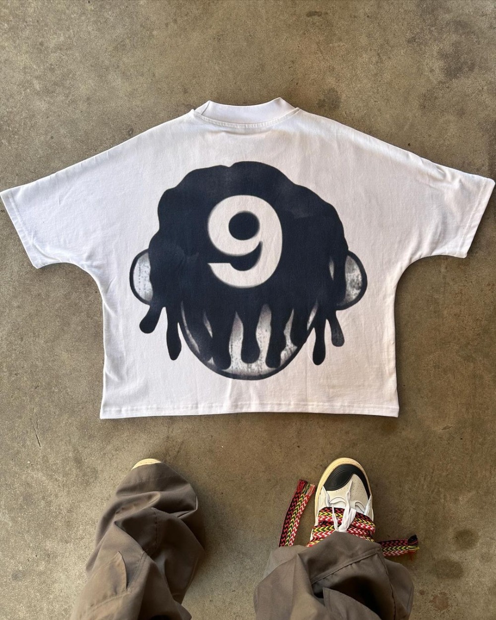 Y2K Fashion Clothes Harajuku Cartoon Character Graphic Printed T Shirt Casual Drop Sleeves Cotton Oversized T Shirt Mens Womens 1017