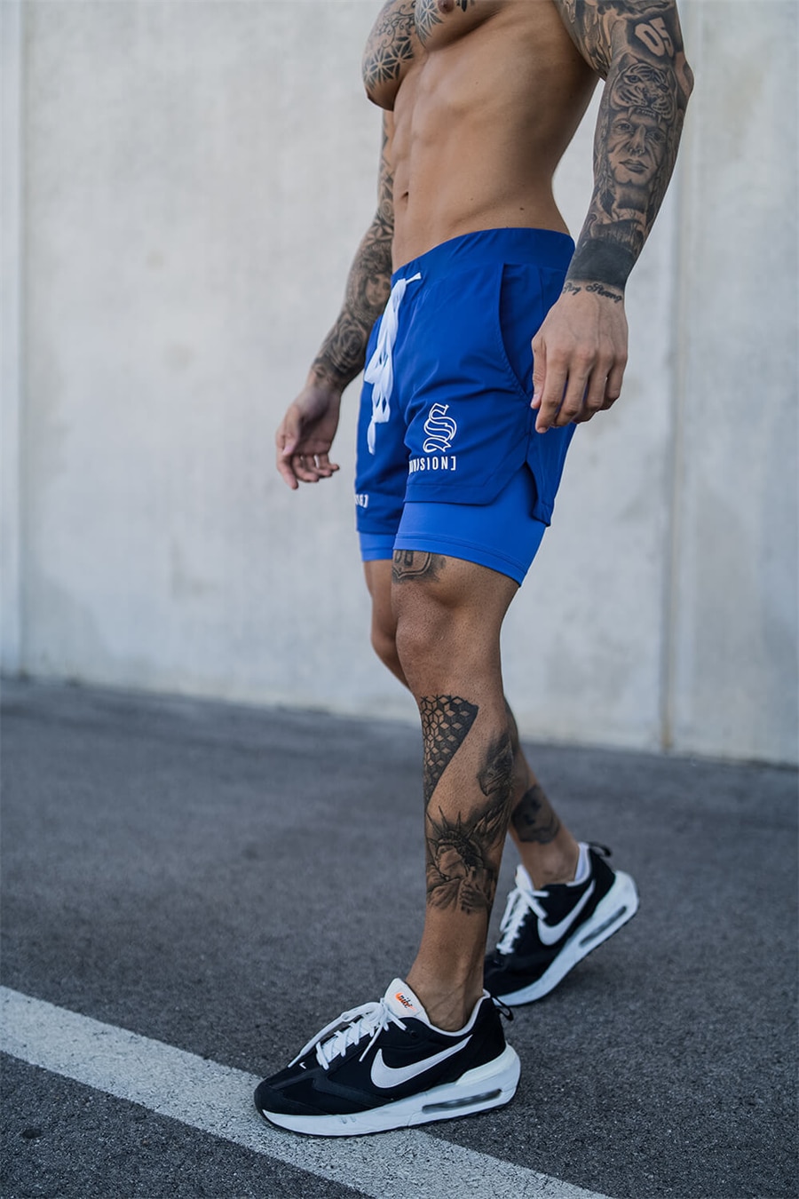 Men's 2-in-1 Quick Dry Gym Shorts - Breathable. Double-Deck. Running - true deals club