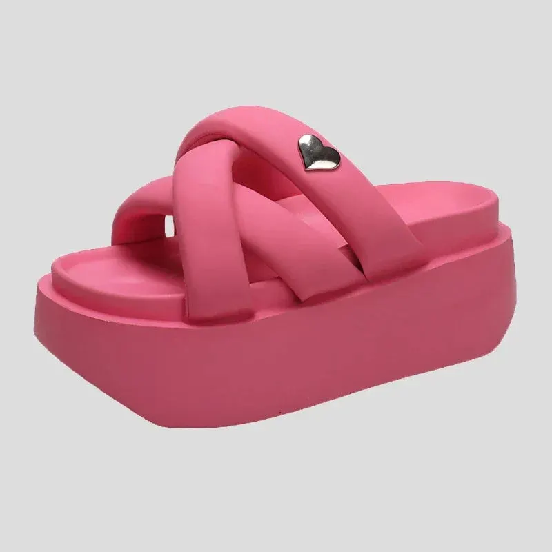 Wedge Sandals 8cm for Women Maxct