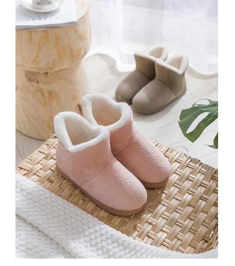 Winter Warm Plush Slip-on Anti-slip Faux Fur Boots for Women - true deals club