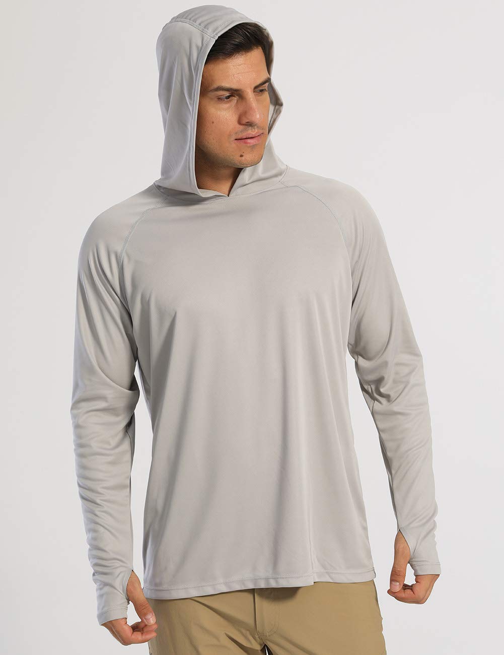 Men's Long Sleeve Hoodie Sun Protection T-Shirt - UV-Proof - true deals club