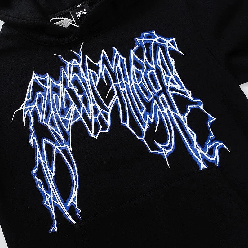 Maxct Y2K Women's Men's Hoodies Clothing Long Sleeve Pullover Sweatshirt Streewear Oversize hi-pop vintage hoodies kpop kpop dance