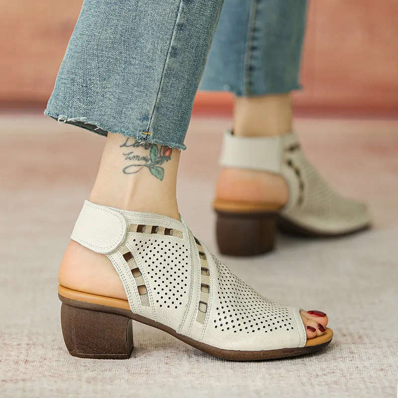 Handmade Block Gladiator Sandals Maxct