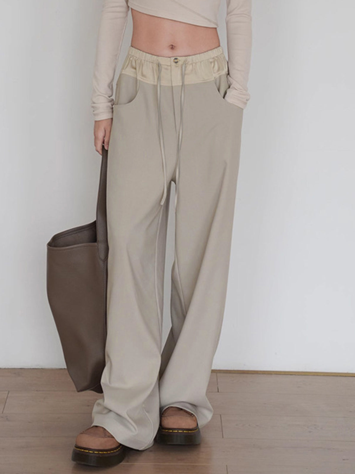 Maxct Knotted Wide Leg Pants