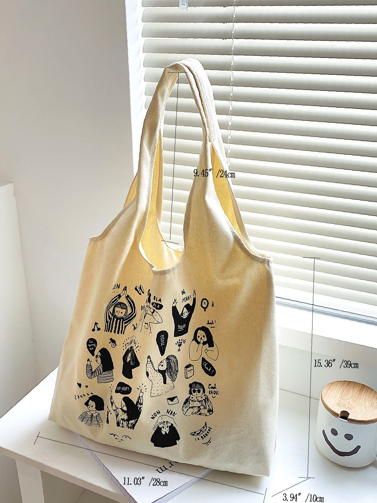 Maxct - Figure Graphic Tote Bag  - Women Tote Bags