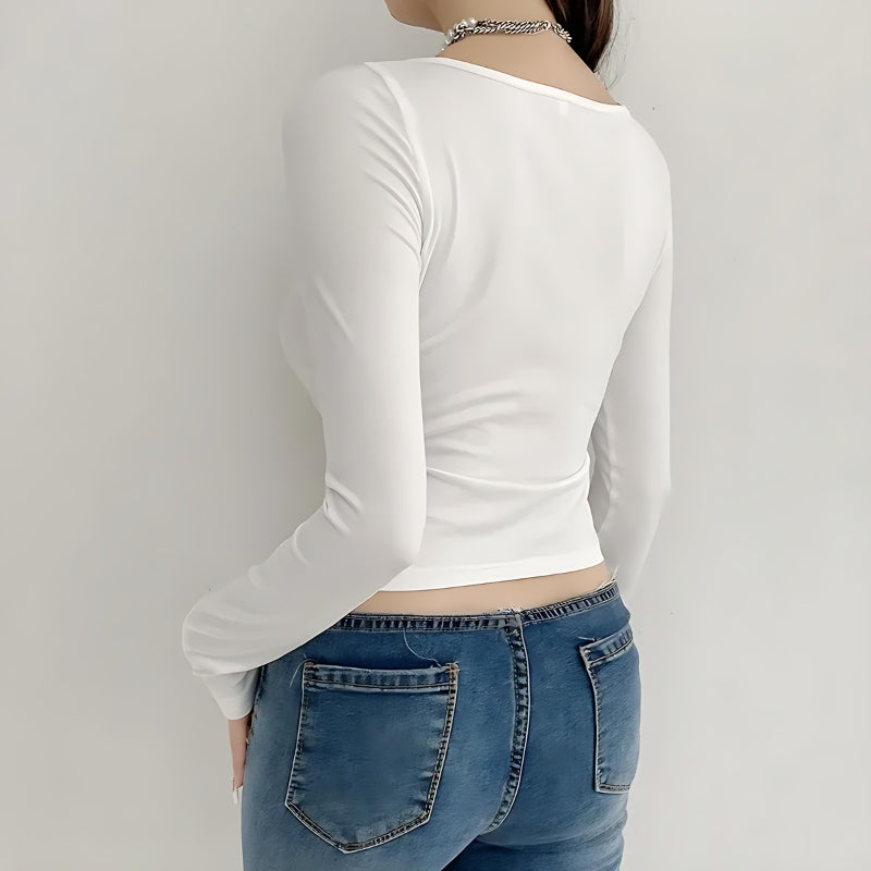 Maxct &Coquette Bow Open Front Top