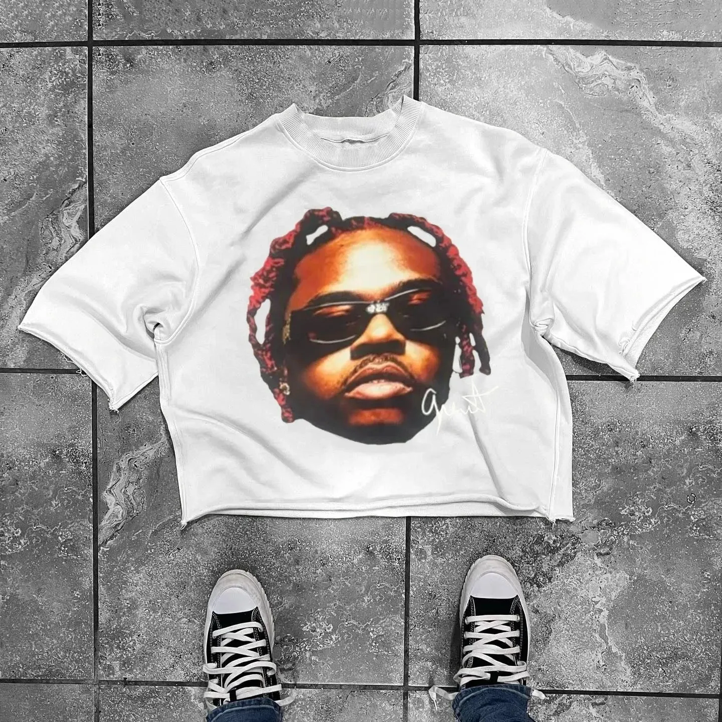 Maxct Y2K Cotton T Shirt Mens Womens Harajuku Hip Hop Big Eyes Mouth Graphic Printed Oversized T Shirt Retro Classic Short Sleeve Tops